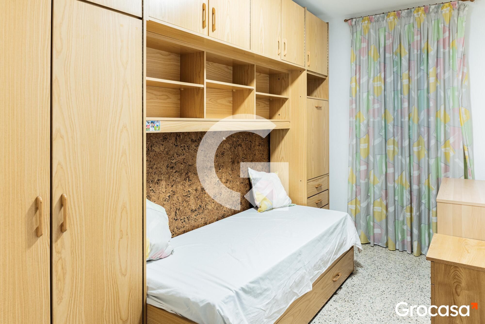 Bedroom of Flat for sale in  Barcelona Capital  with Balcony