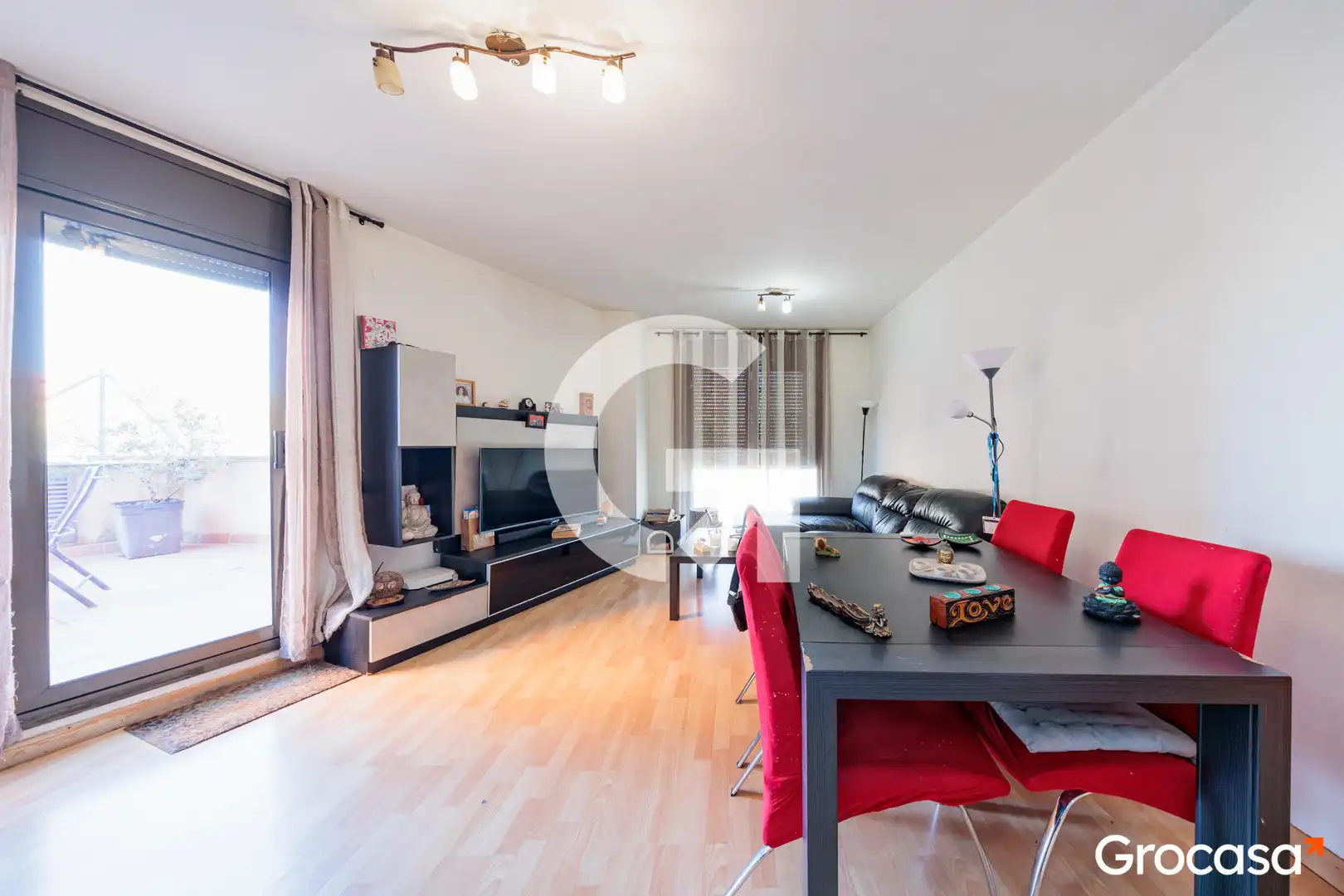 Sala de estar de Piso en venta en Terrassa con Aire acondicionado, Calefacción y Terraza