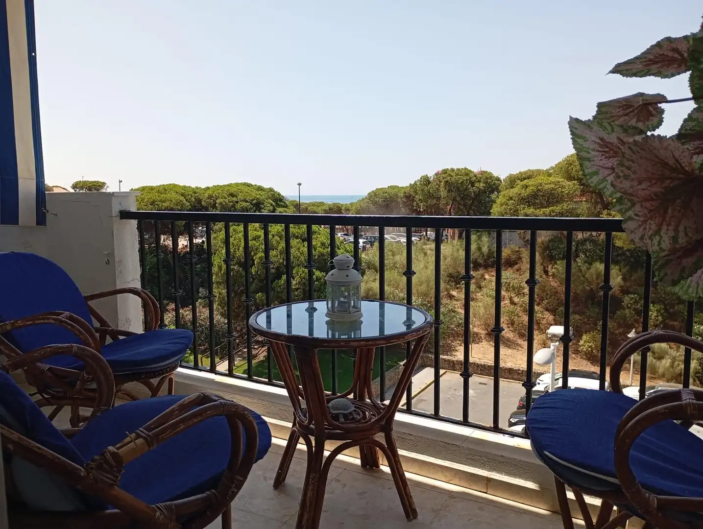 Terraza de Piso de alquiler en Punta Umbría con Aire acondicionado