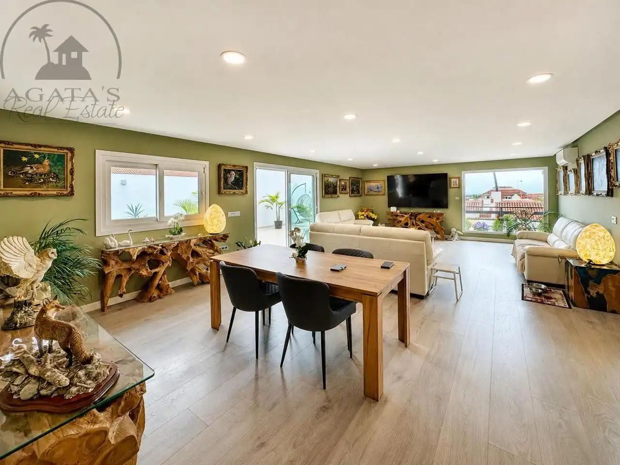 Comedor de Casa o chalet en venta en Los Realejos con Aire acondicionado, Jardín privado y Terraza