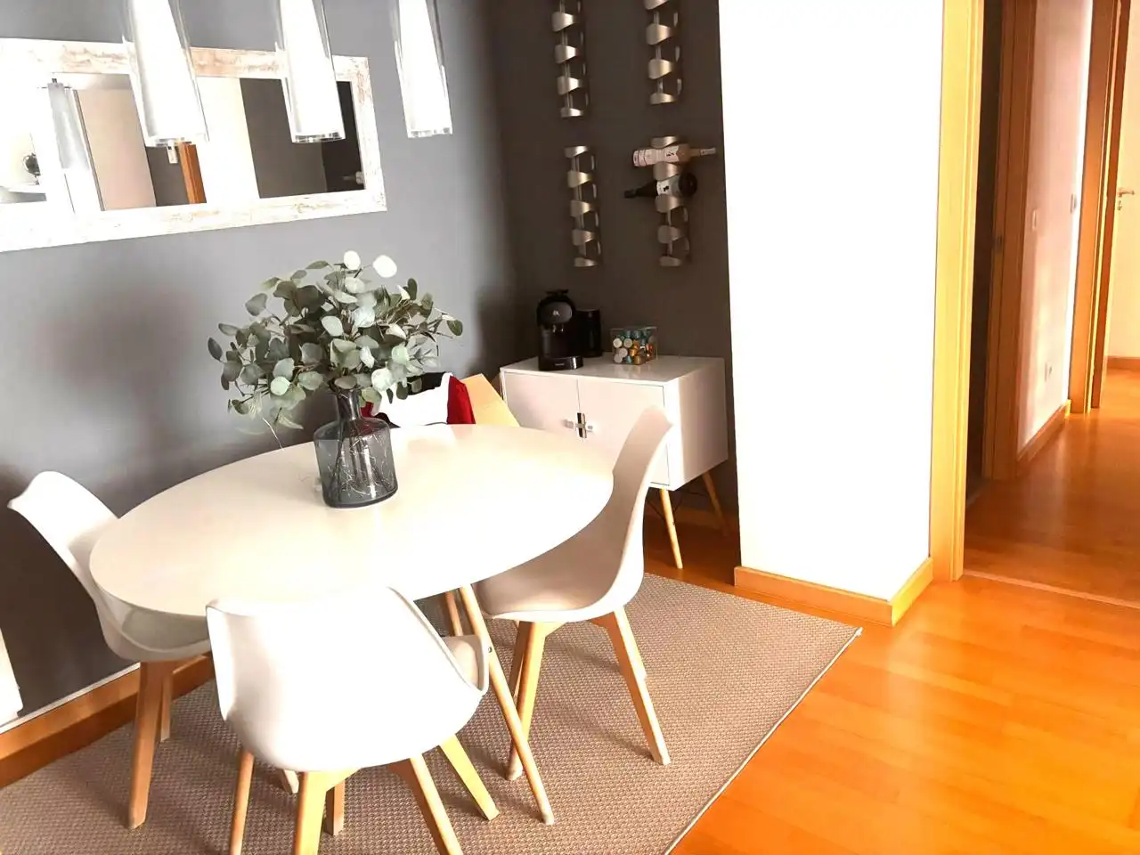 Dining room of Flat for rent in Madrid  with Air Conditioner, Storage room and Furnished