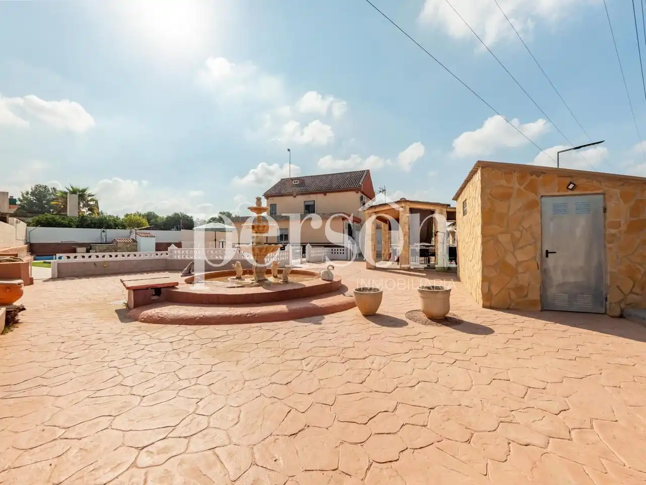 Terrassa de Casa o xalet en venda en Manises amb Aire condicionat, Jardí privat i Terrassa