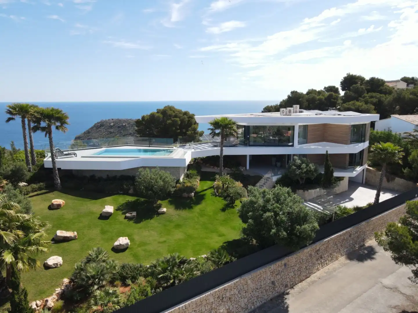 Vista exterior de Casa o xalet en venda en Jávea / Xàbia amb Aire condicionat, Calefacció i Jardí privat