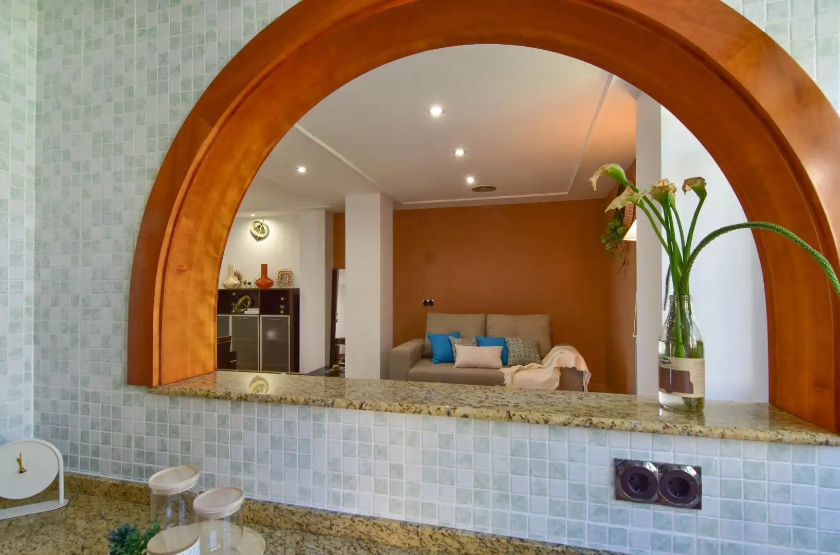 Planta baixa de lloguer en La Pobla de Farnals amb Aire condicionat, Moblat i Piscina comunitària