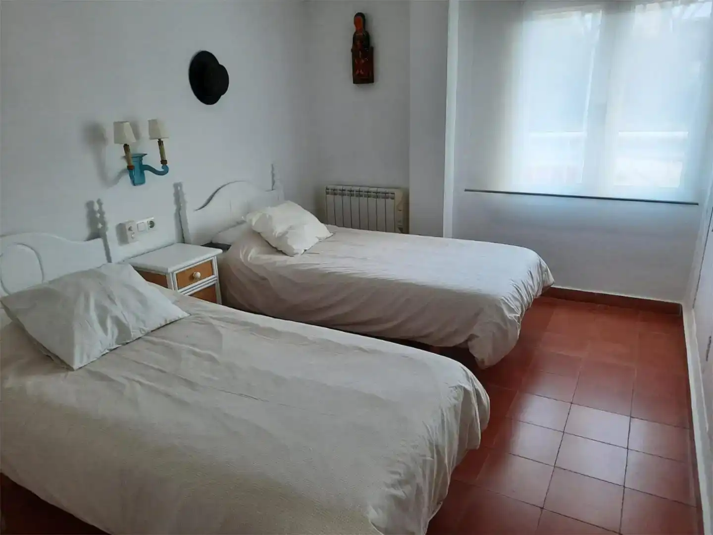 Bedroom of Flat for rent in Moraira  with Washing machine, Microwave and TV