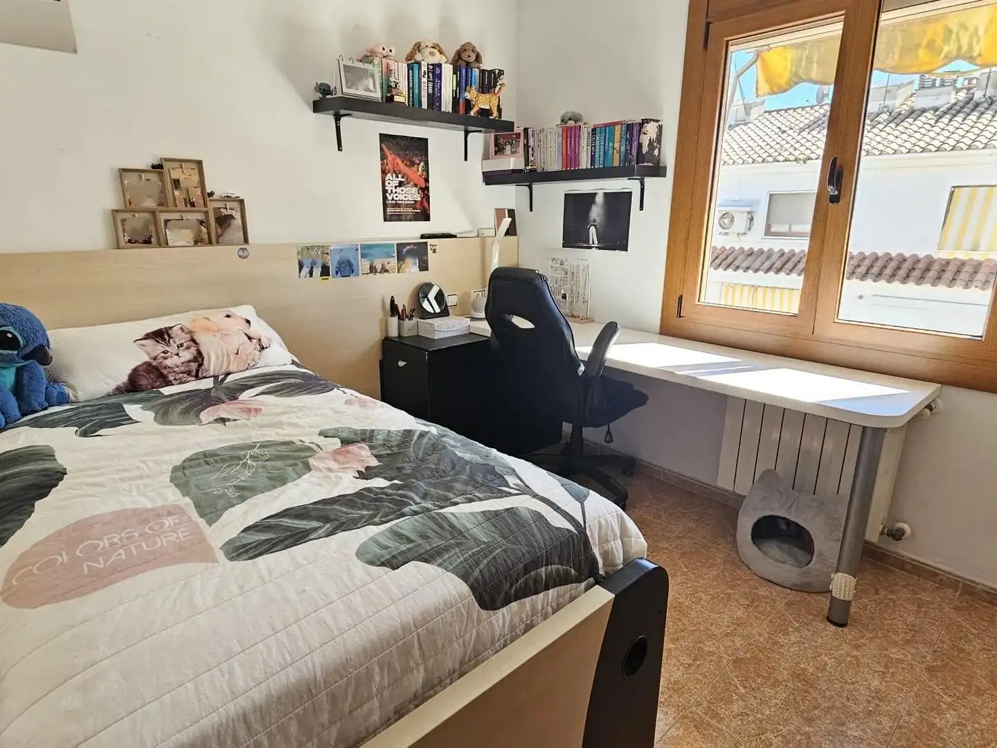 Schlafzimmer von Einfamilien-Reihenhaus zum Verkauf in Malgrat de Mar mit Klimaanlage, Heizung und Privatgarten