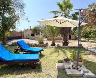 Garden of Country house to rent in Muro  with Air Conditioner, Swimming Pool and Furnished
