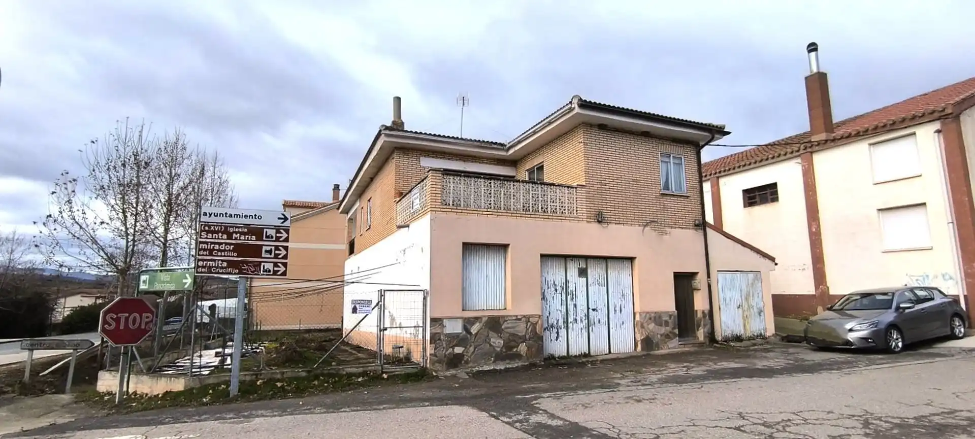 Vista exterior de Casa o chalet en venta en Ausejo con Calefacción, Jardín privado y Terraza