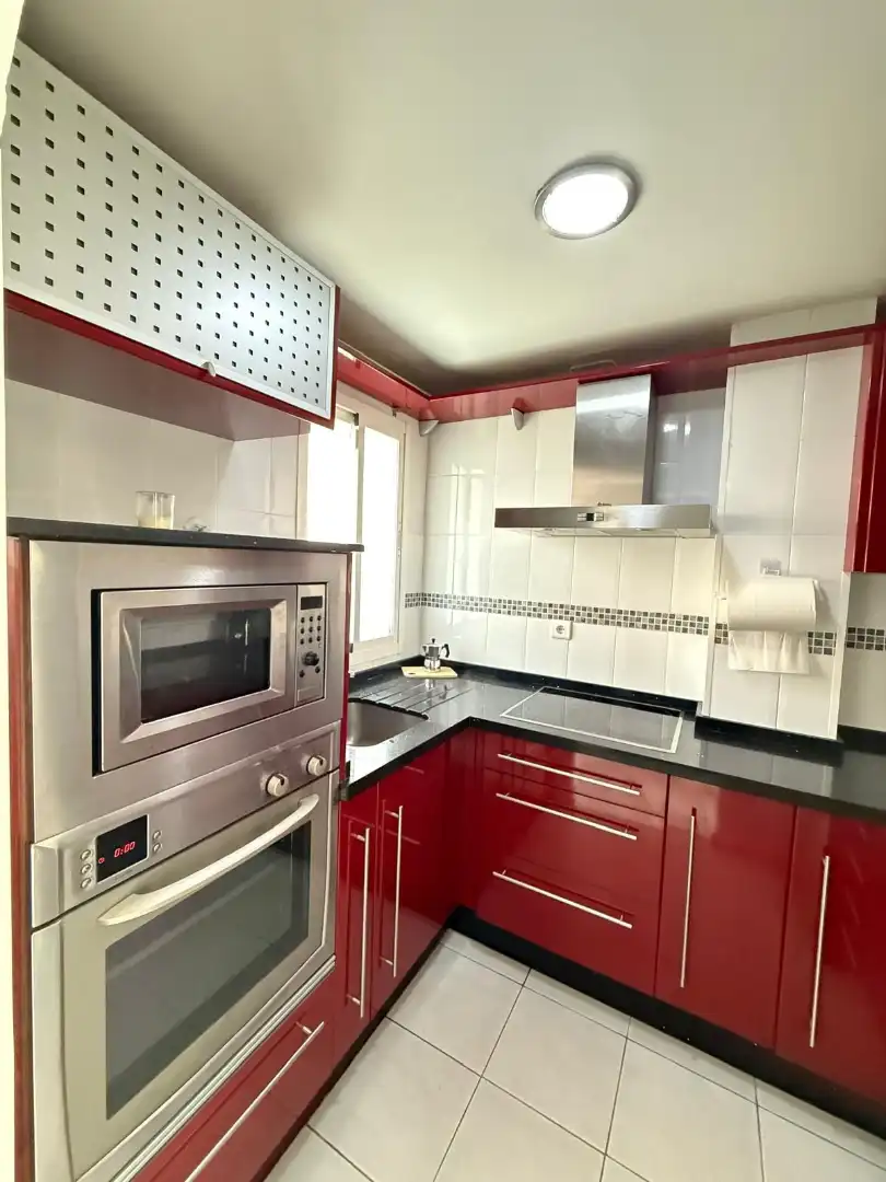 Cocina de Apartamento en venta en Mijas con Aire acondicionado, Terraza y Amueblado