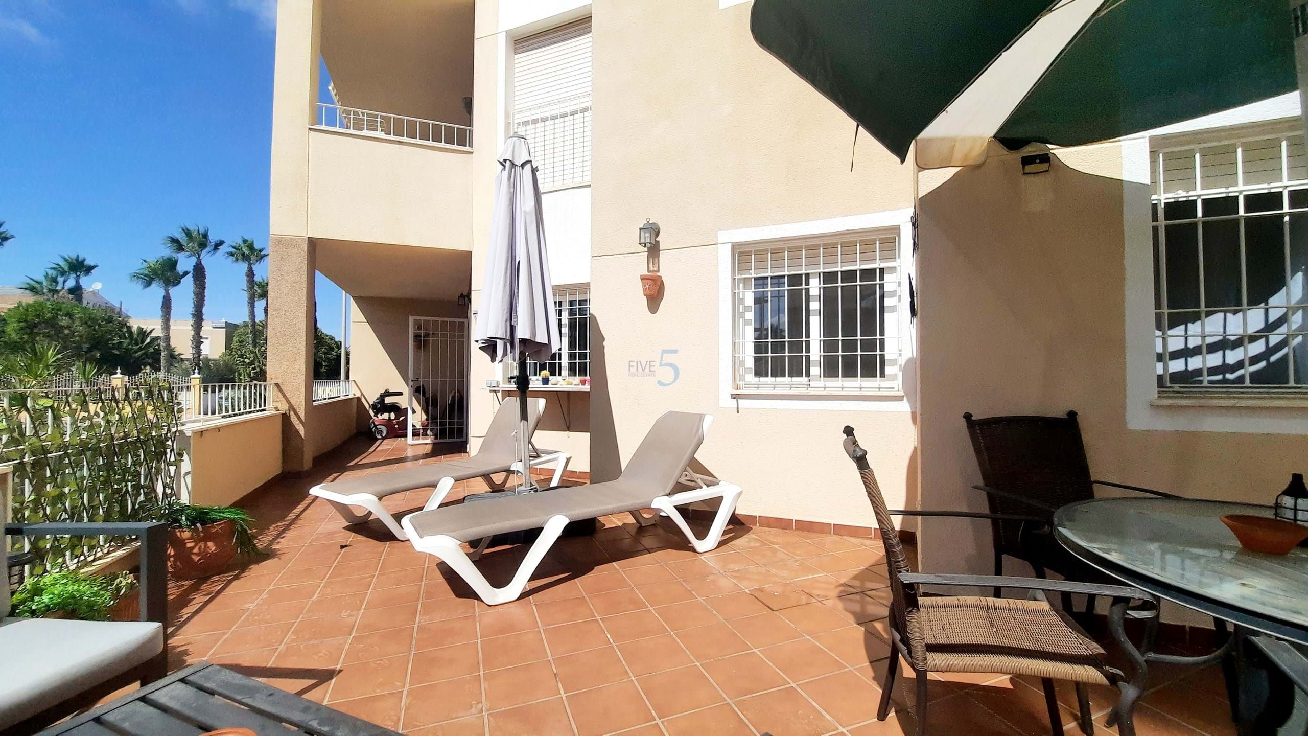 Terrace of Flat for sale in Los Alcázares  with Air Conditioner, Heating and Terrace