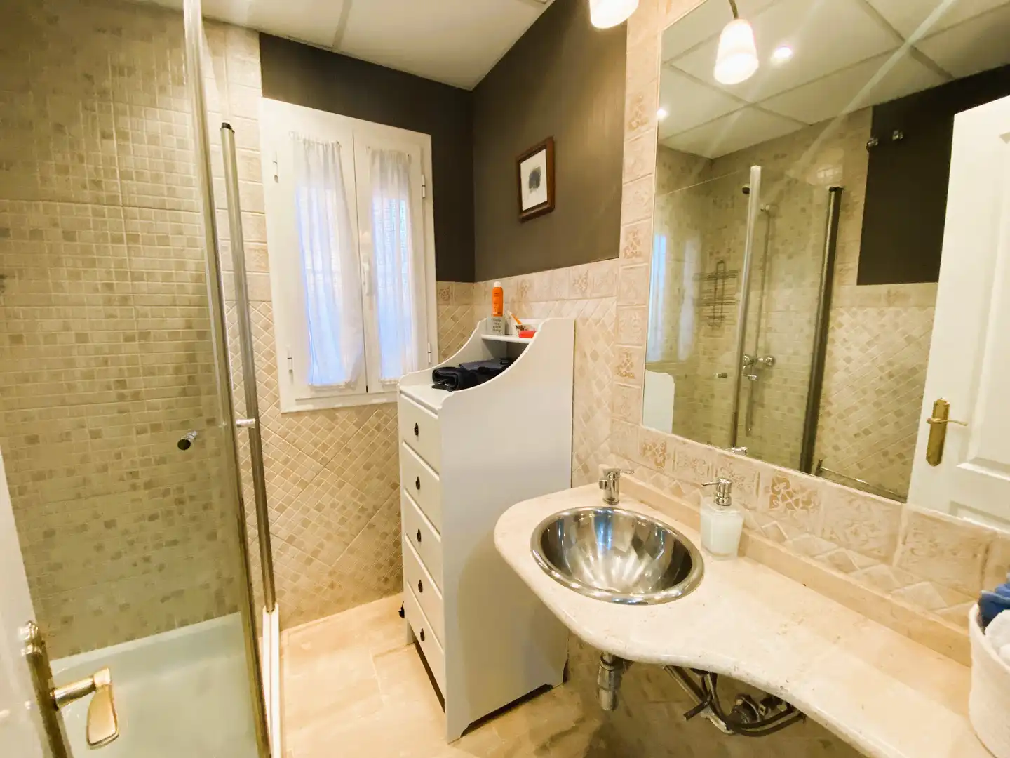 Baño de Casa o chalet en venta en Dos Hermanas con Aire acondicionado, Jardín privado y Terraza