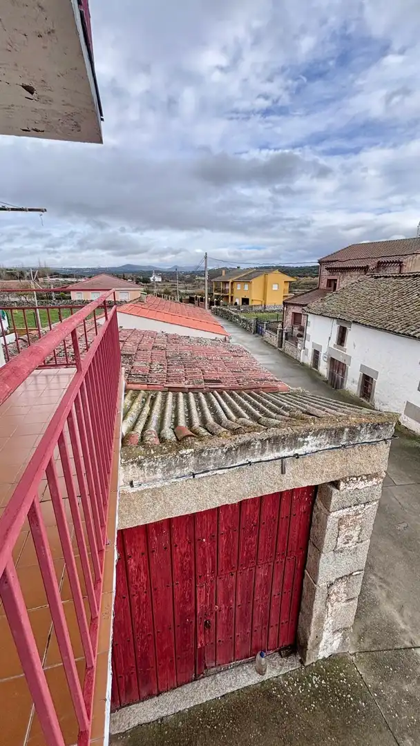 Exterior view of Flat for sale in Santibáñez de Béjar  with Heating, Private garden and Terrace