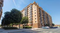 Exterior view of Flat for sale in  Madrid Capital  with Heating, Private garden and Terrace