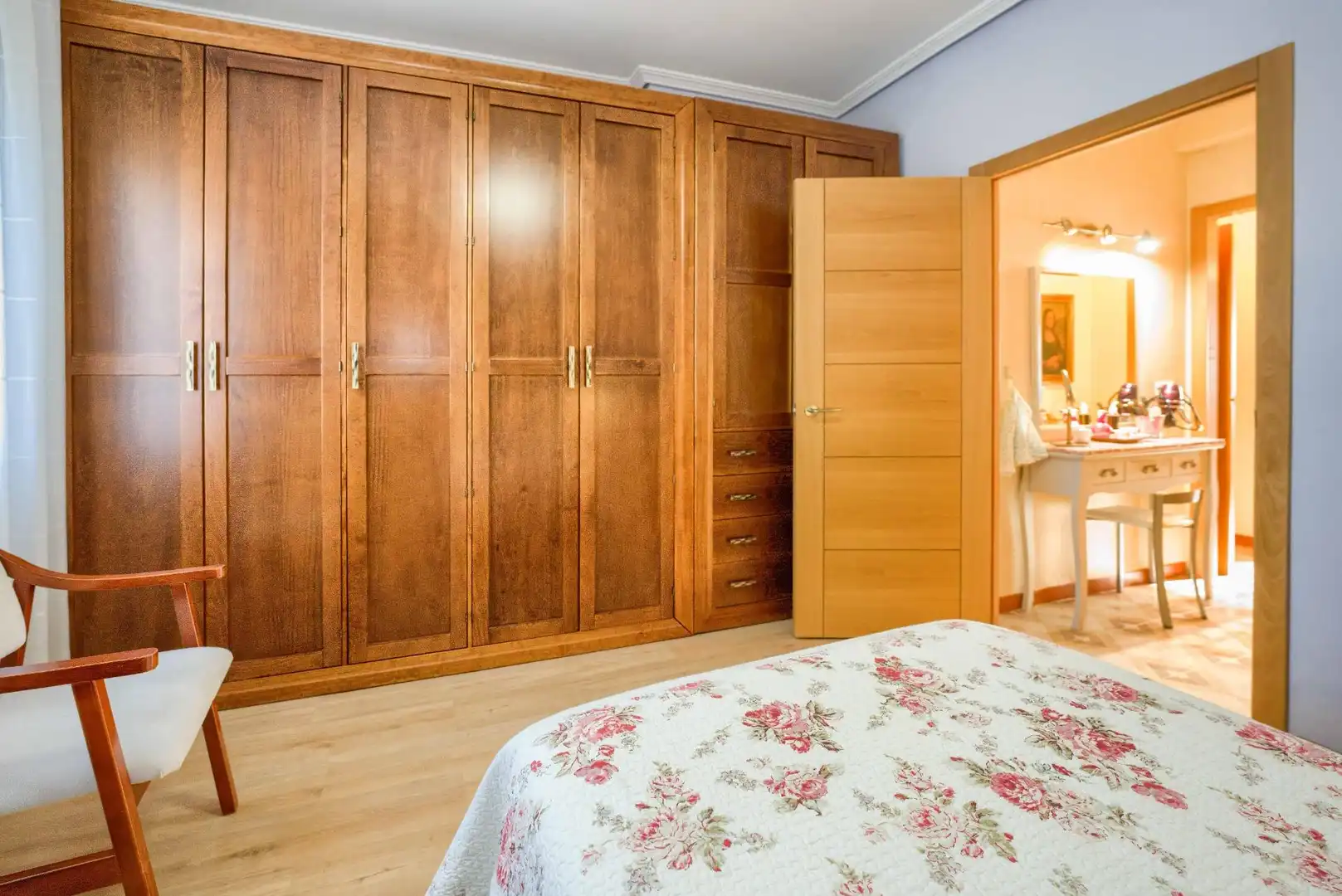Bedroom of Houses for sale in Palomares del Río  with Air Conditioner, Heating and Private garden