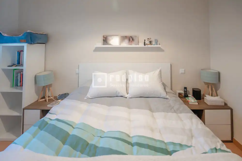 Bedroom of Flat for rent in Getafe  with Air Conditioner, Heating and Private garden