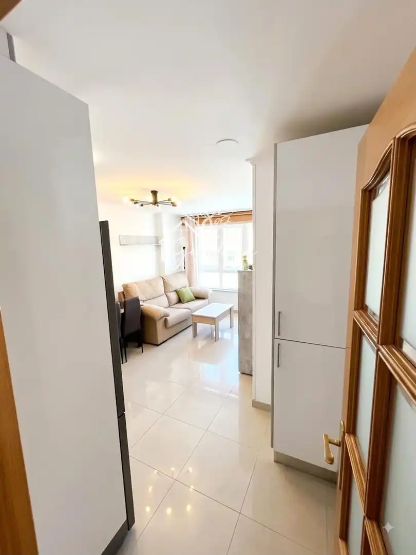 Living room of Flat for rent in Ferrol  with Heating, Parquet flooring and Storage room