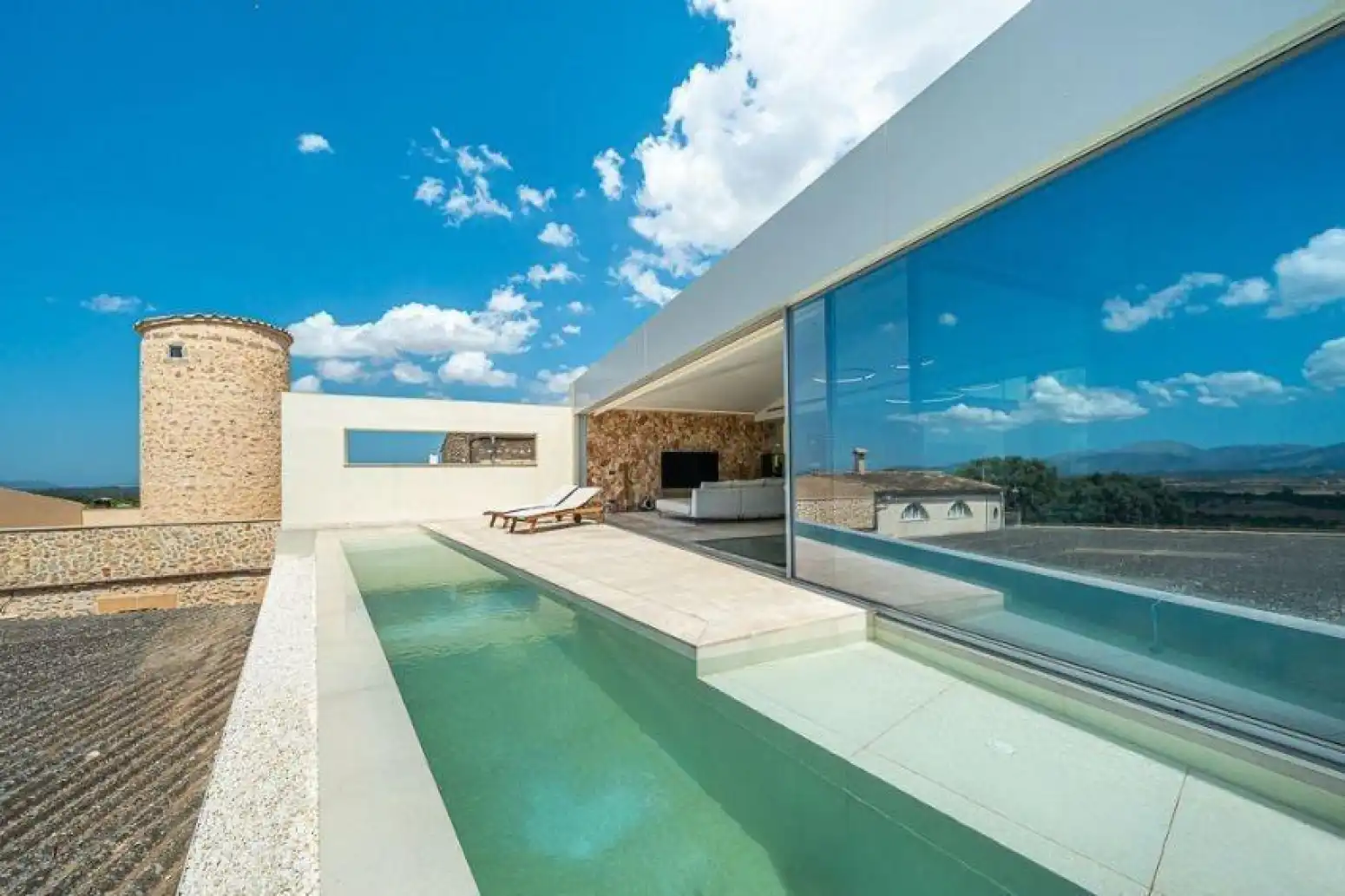 Piscina de Casa adosada en venta en Costitx con Aire acondicionado, Calefacción y Terraza