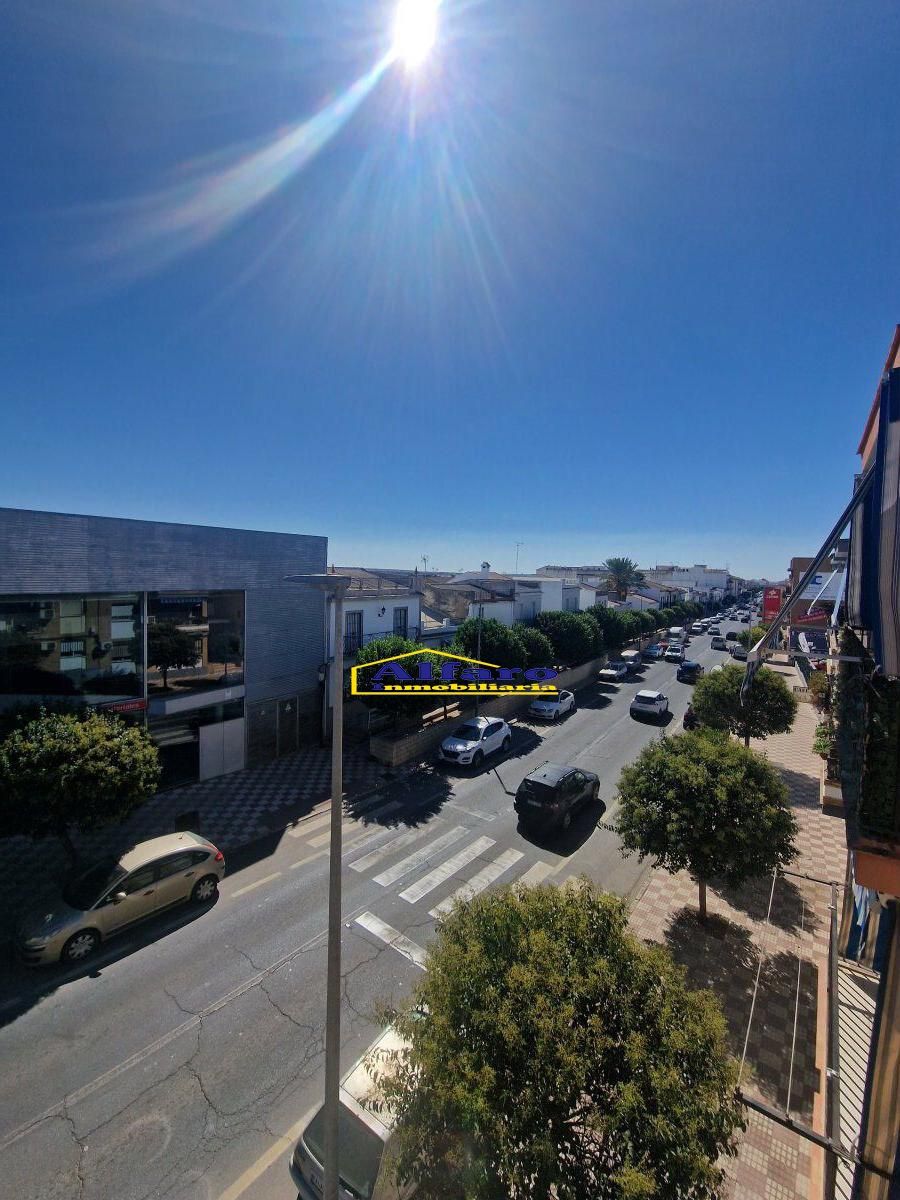 Vista exterior de Pis en venda en Bollullos Par del Condado amb Aire condicionat, Parquet i Terrassa
