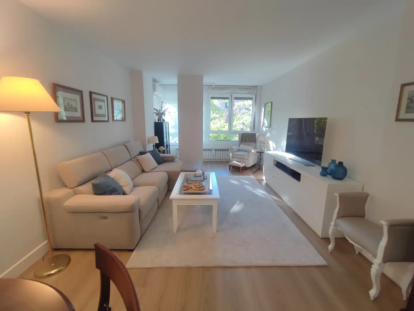 Sala de estar de Piso en venta en Madrid con Aire acondicionado, Calefacción y Jardín privado