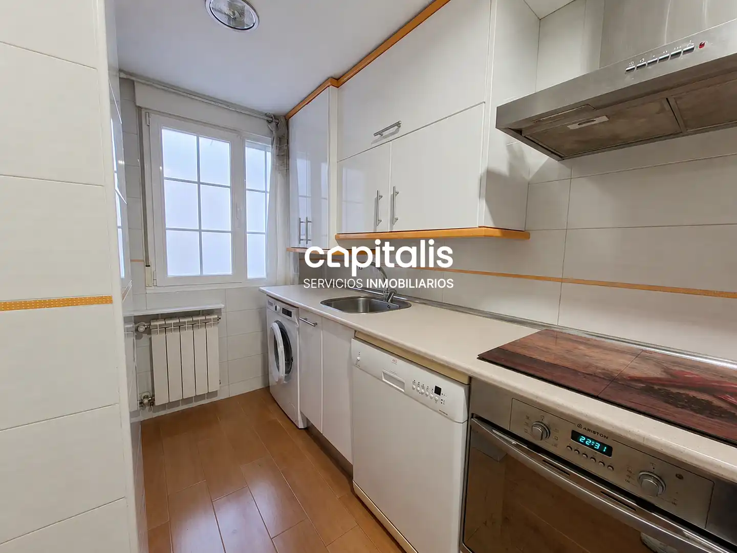 Küche von Wohnung zur Miete in Madrid mit Klimaanlage und Heizung