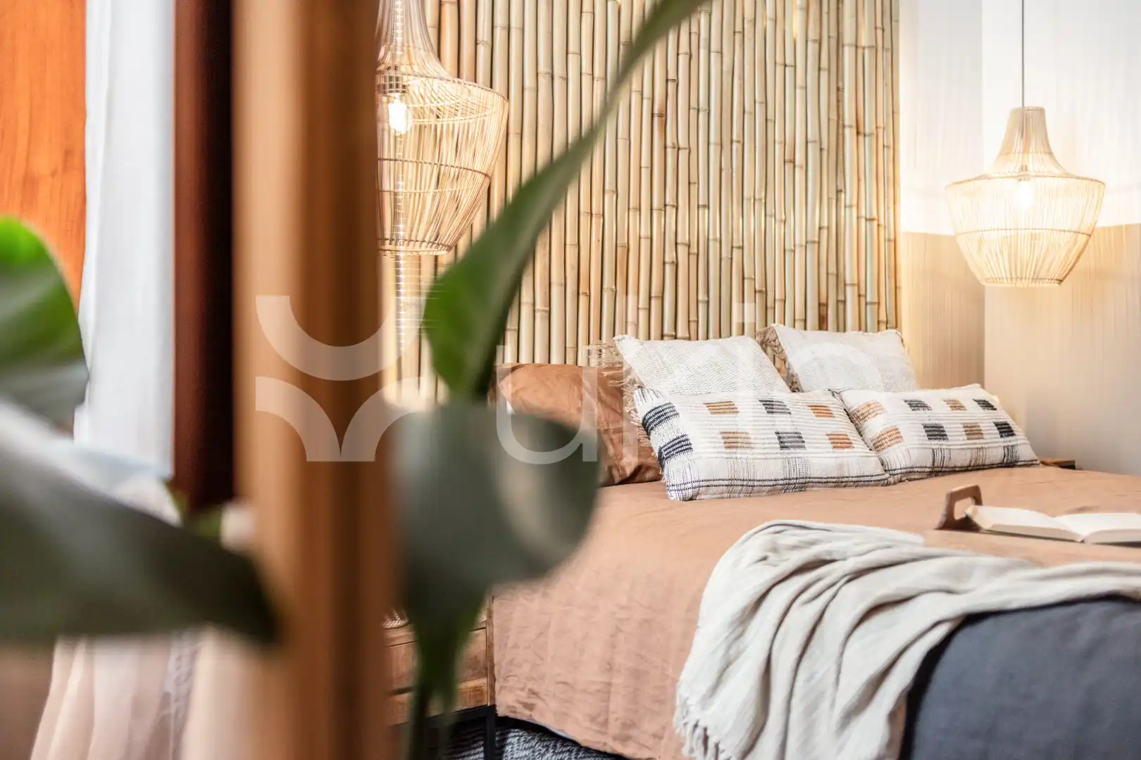 Habitación de Apartamento de alquiler en Madrid con Aire acondicionado, Calefacción y Amueblado