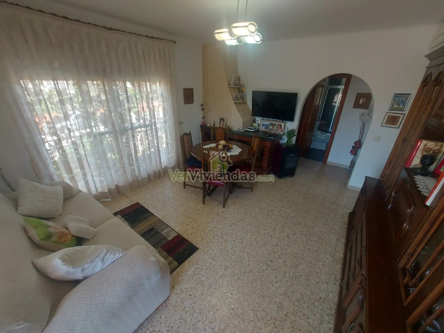 Sala de estar de Casa o chalet en venta en Sant Llorenç d'Hortons con Jardín privado, Terraza y Piscina
