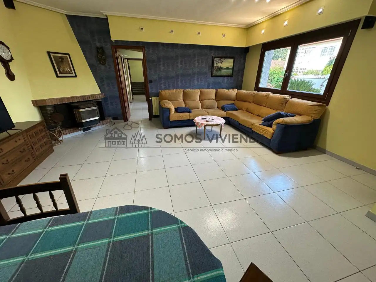 Sala de estar de Casa o chalet en venta en San Cibrao das Viñas con Calefacción, Jardín privado y Terraza