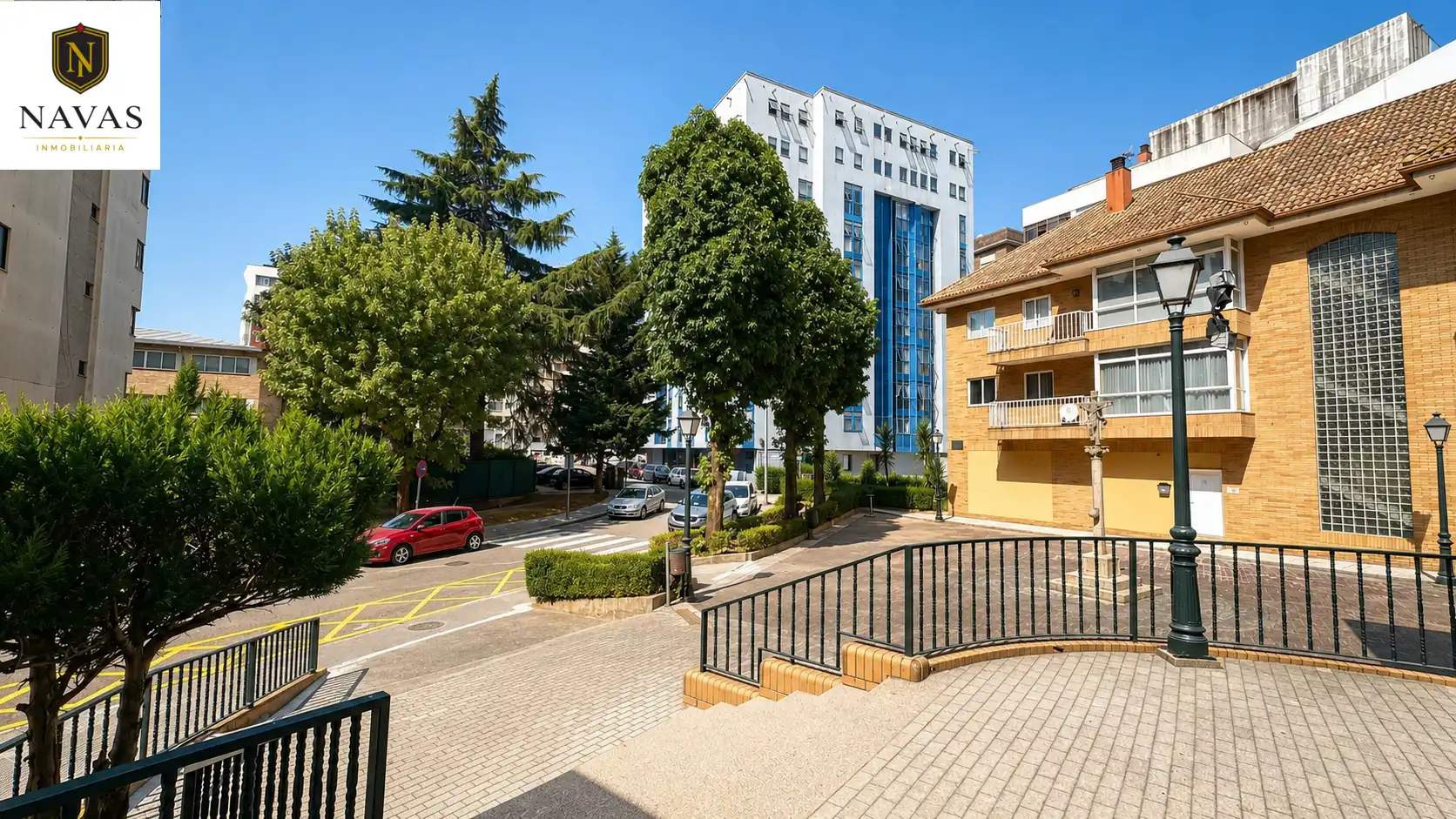 Exterior view of Flat for sale in Vigo   with Heating, Parquet flooring and Furnished