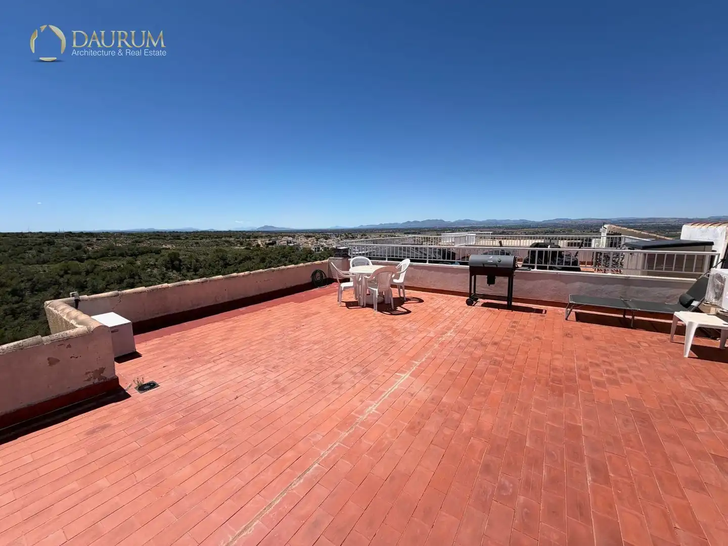 Terrasse von Dachboden zum Verkauf in Santa Pola mit Klimaanlage, Heizung und Terrasse