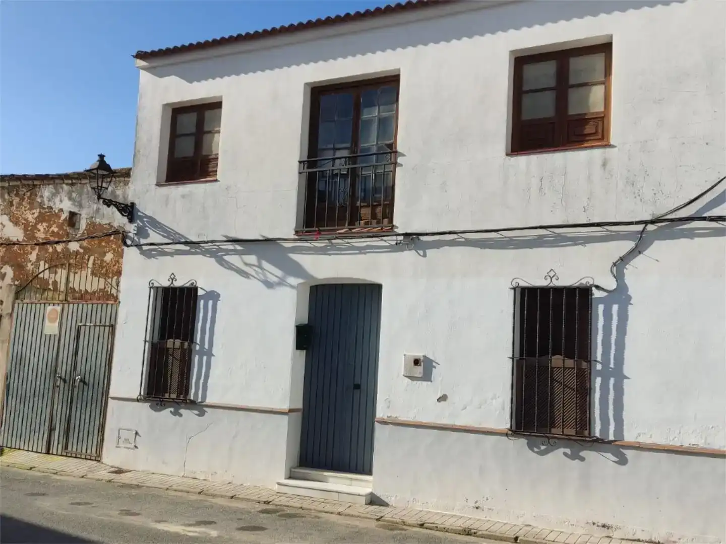 Vista exterior de Casa adosada en venda en Niebla