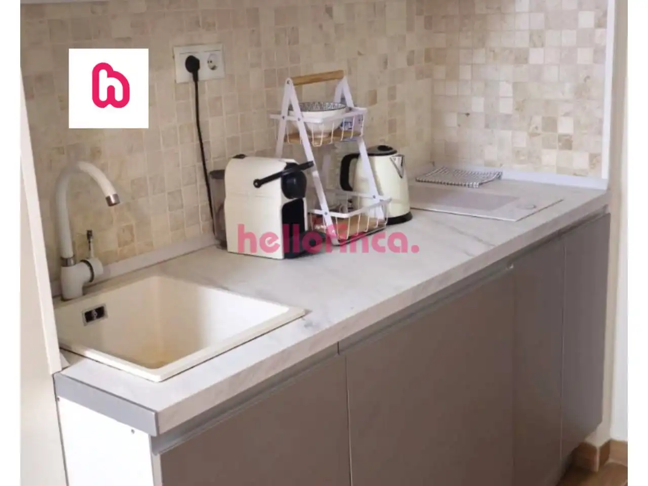 Cocina de Piso en venta en Alicante / Alacant con Aire acondicionado, Terraza y Amueblado
