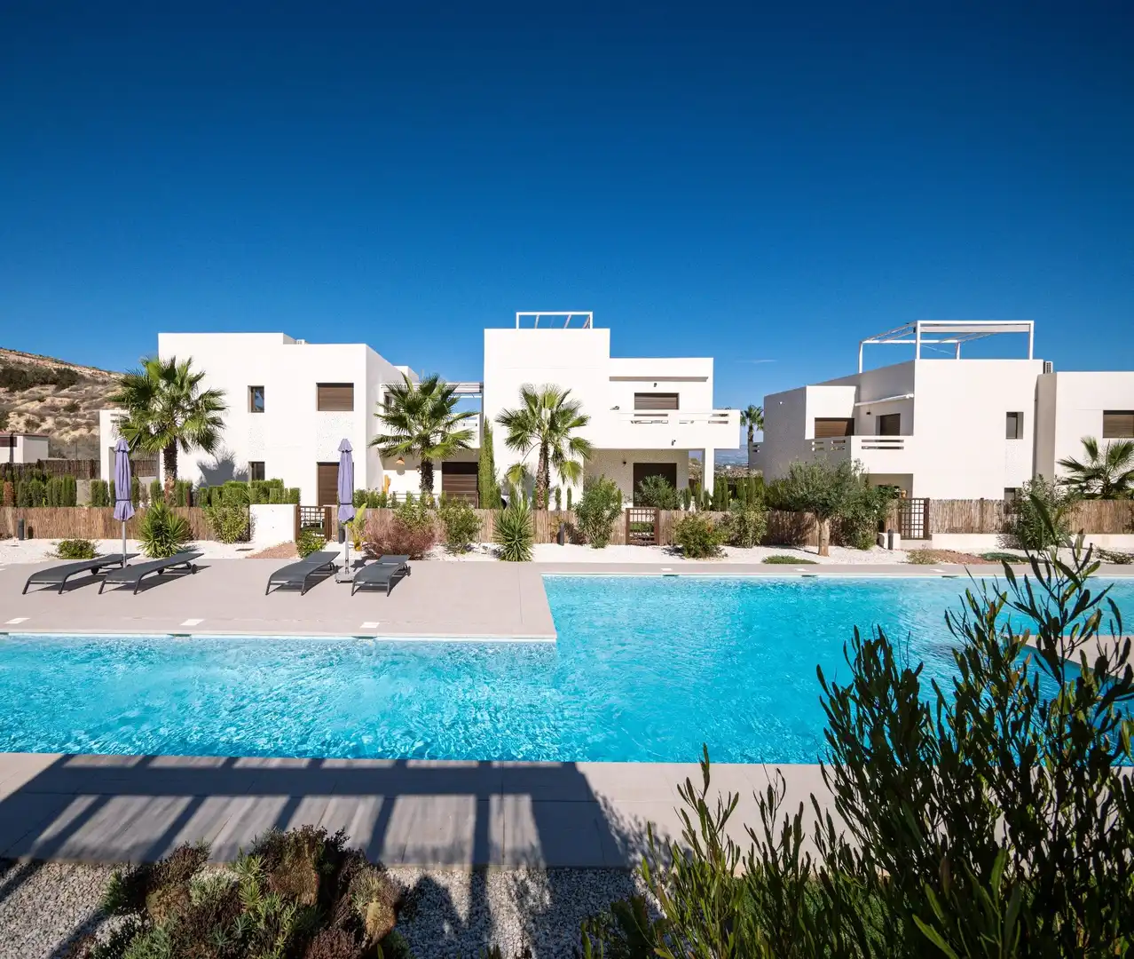 Schwimmbecken von Haus oder Chalet zum Verkauf in Algorfa mit Klimaanlage, Heizung und Privatgarten