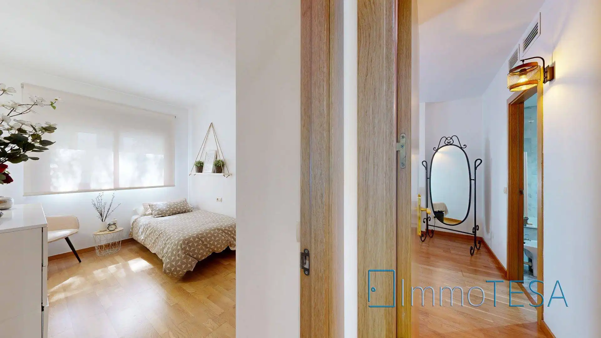 Schlafzimmer von Wohnung zum Verkauf in Barberà del Vallès mit Klimaanlage, Heizung und Parkett