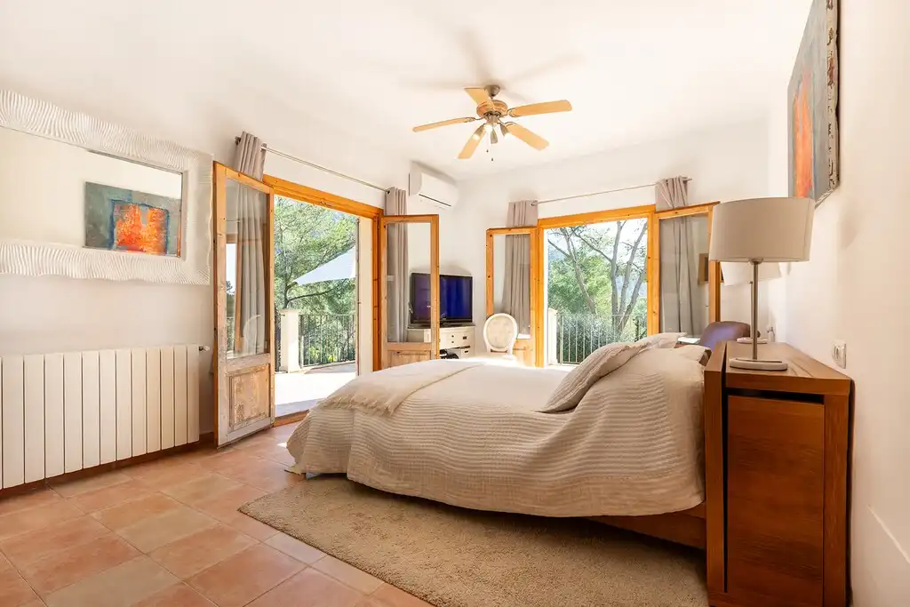 Dormitori de Casa o xalet en venda en Sa Pobla amb Aire condicionat, Jardí privat i Terrassa