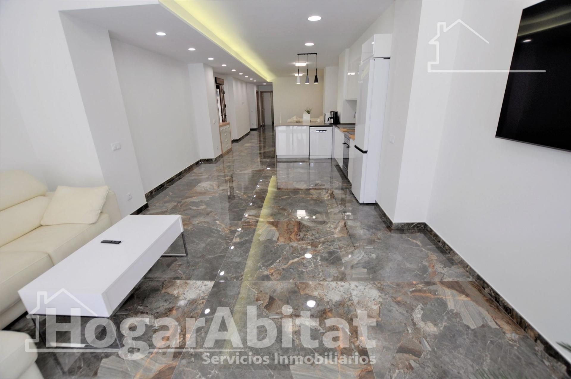 Kitchen of Flat for sale in  Valencia Capital  with Heating and Terrace