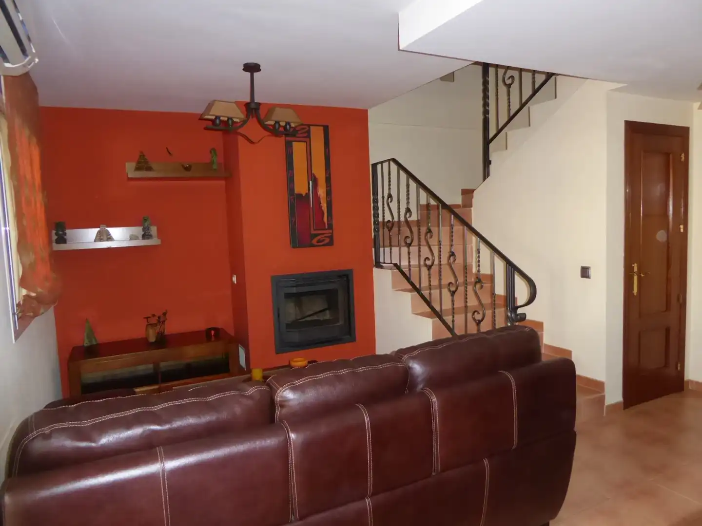 Sala de estar de Casa adosada de alquiler en Alhaurín de la Torre con Aire acondicionado, Terraza y Amueblado