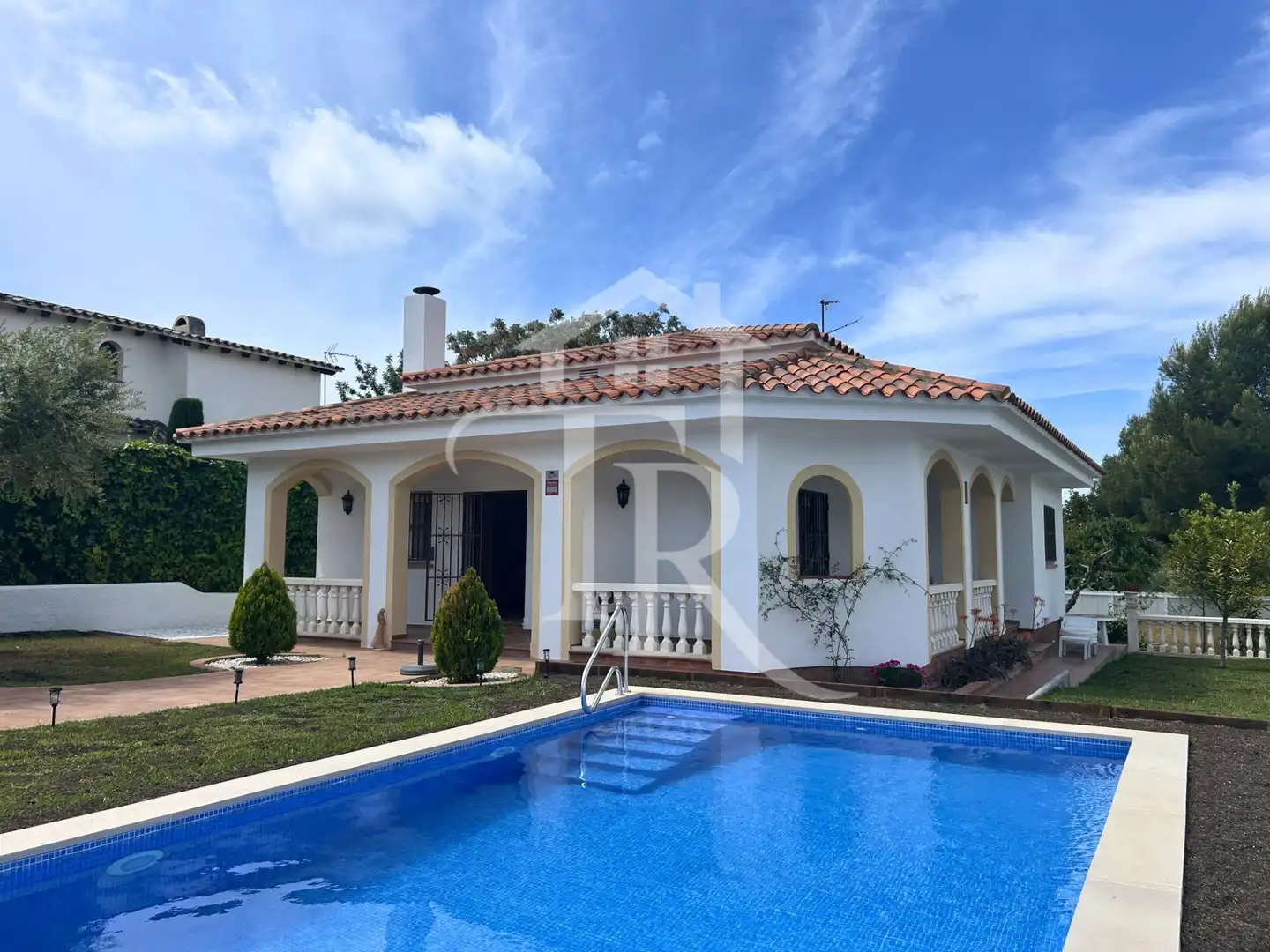 Exterior view of Houses for rent in Roda de Berà  with Private garden, Swimming Pool and Furnished