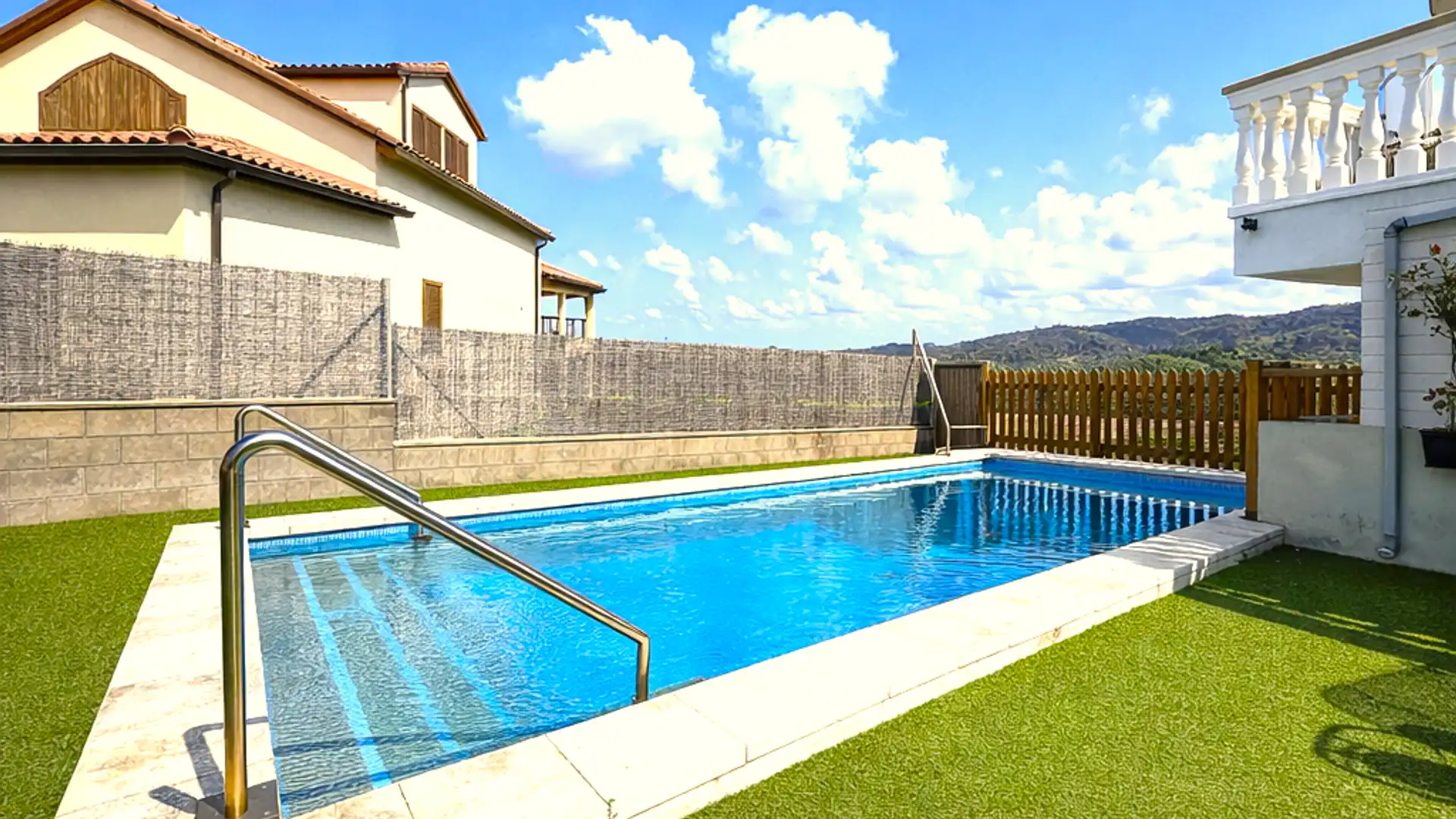 Swimming pool of Houses for sale in Vacarisses  with Heating, Terrace and Storage room