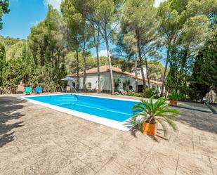 Jardí de Finca rústica en venda en Náquera amb Aire condicionat, Terrassa i Piscina