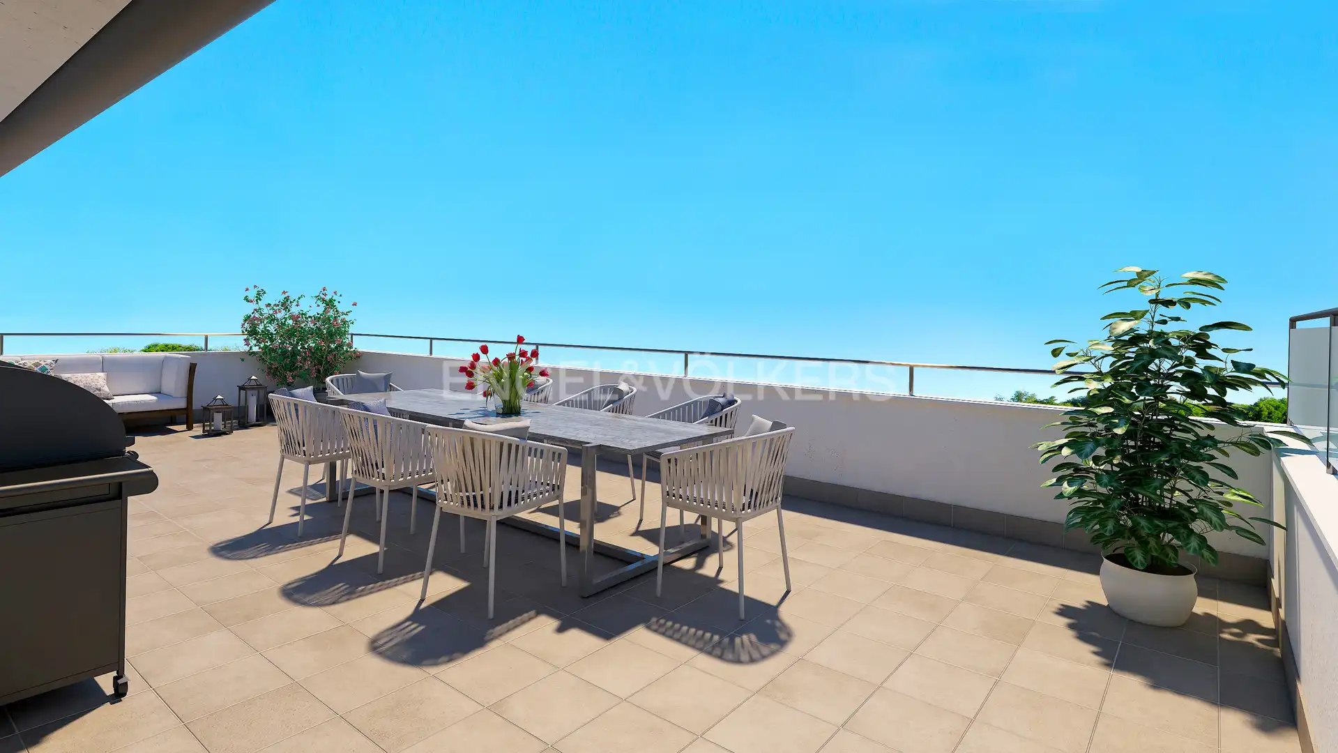 Terraza de Ático en venta en Les Franqueses del Vallès con Aire acondicionado, Calefacción y Parquet