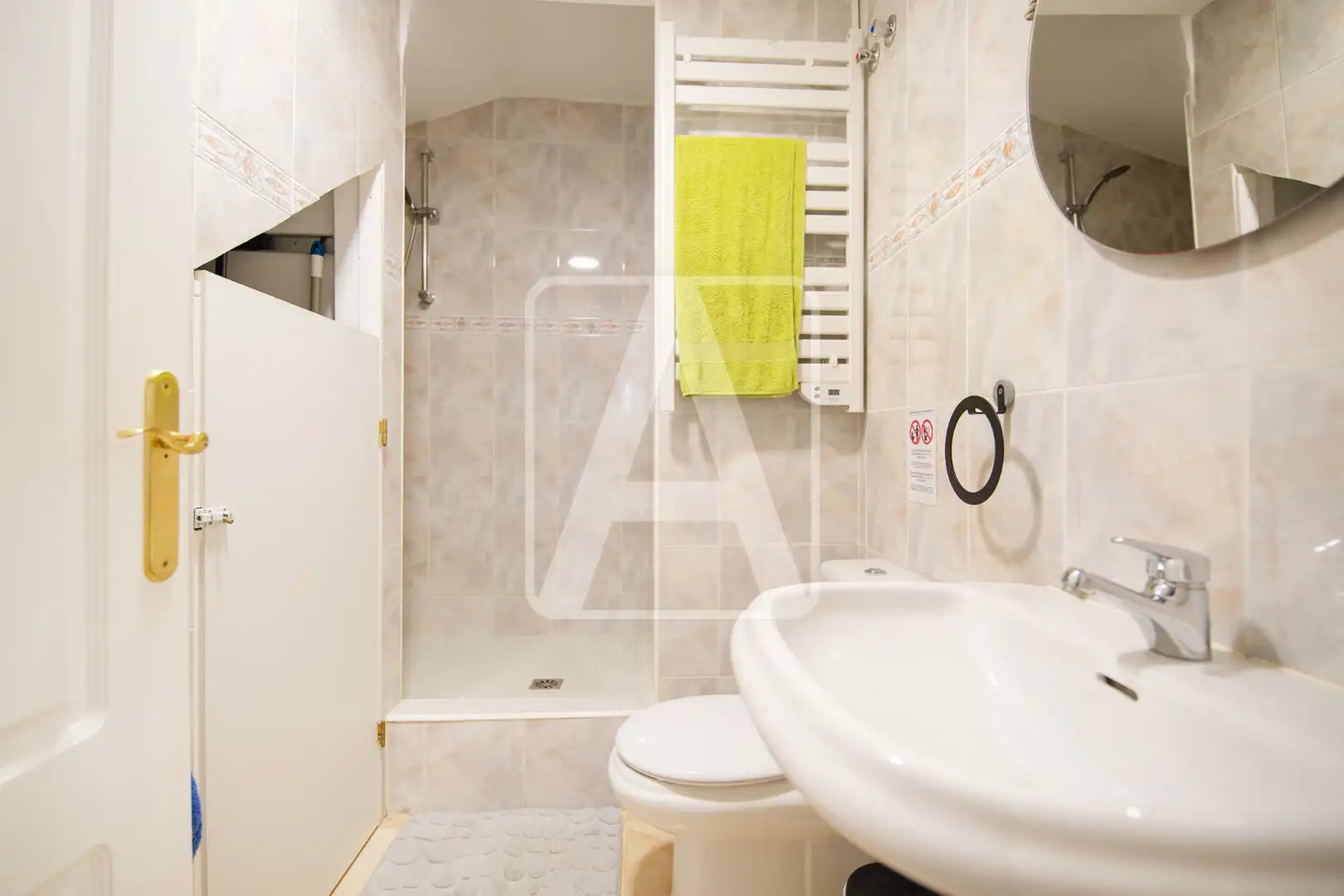 Bany de Apartament en venda en Calpe / Calp amb Aire condicionat, Terrassa i Traster
