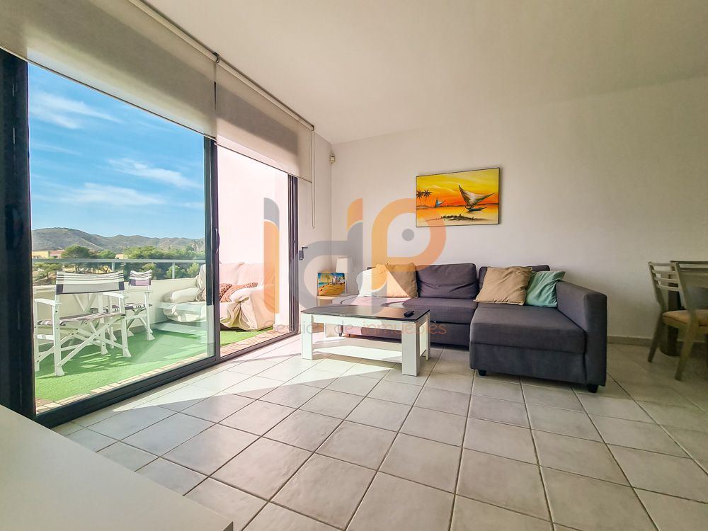 Living room of Apartment for sale in Mojácar  with Air Conditioner, Terrace and Community pool
