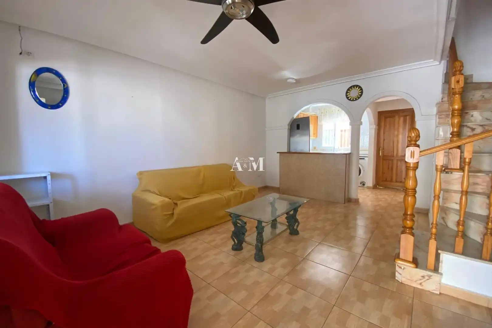 Living room of Detached homes for rent in Orihuela  with Air Conditioner, Heating and Private garden