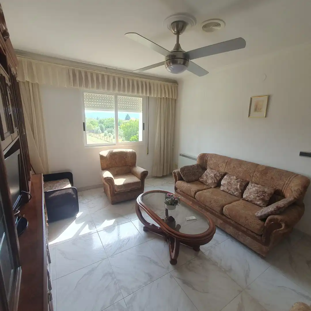 Living room of Flat for sale in Monforte de Lemos  with Heating, Parquet flooring and Terrace