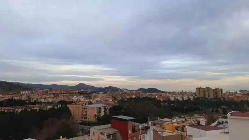 Vista exterior de Casa adosada en venta en Málaga con Aire acondicionado y Terraza