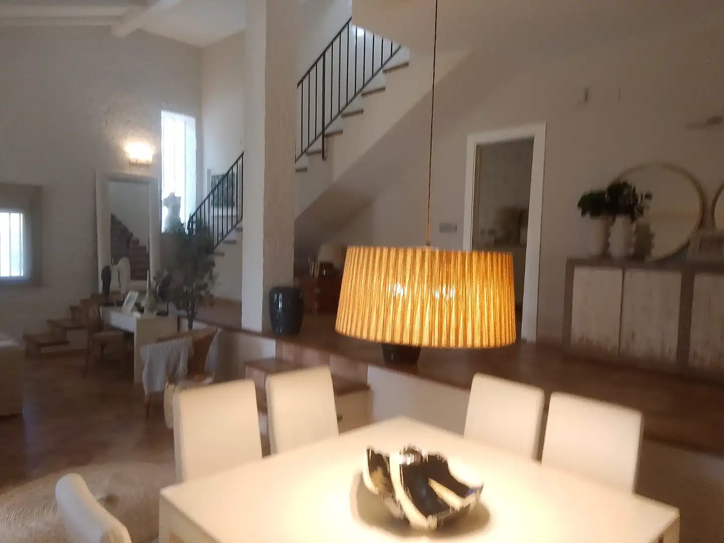 Menjador de Casa o xalet en venda en Tibi amb Aire condicionat, Jardí privat i Parquet