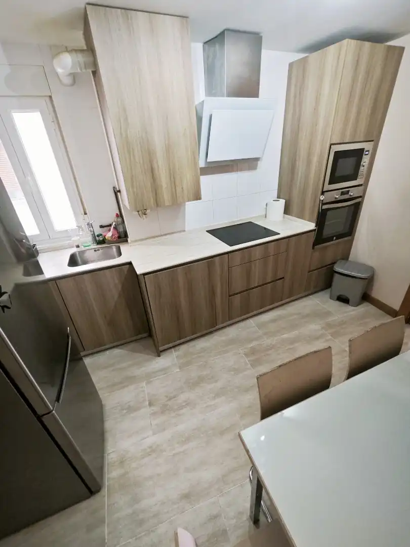 Küche von Wohnung zur Miete in Salamanca Capital mit Balkon