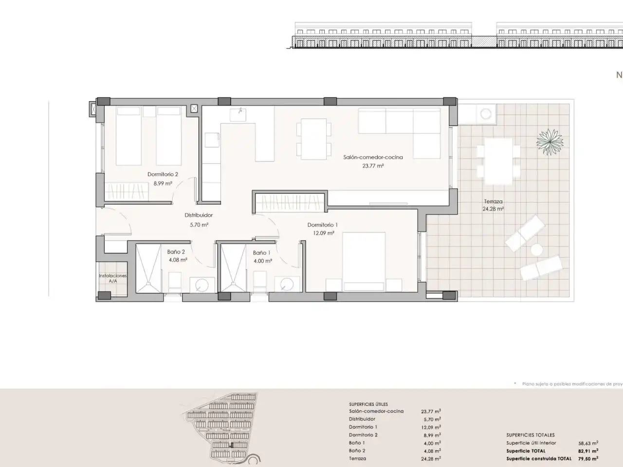 Apartment mit Pool zum Verkauf in San Juan de los Terreros, imagen 14