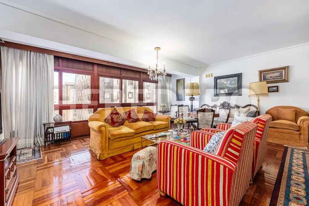 Living room of Flat for sale in Vigo   with Heating, Storage room and Balcony