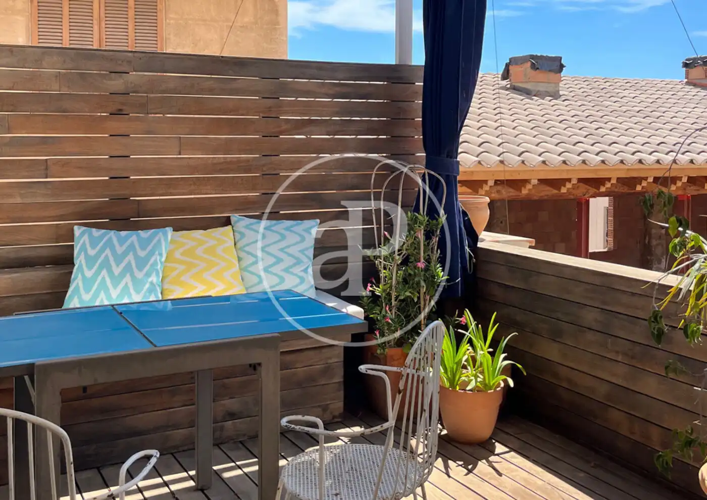Terrassa de Pis de lloguer en  Palma de Mallorca amb Aire condicionat, Calefacció i Terrassa